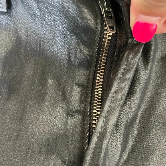 Ramy Brook black coated bootcut flare Matilda jeans - Picture 9 of 14